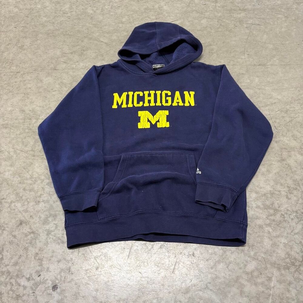 Adidas Women's Navy and Blue Hoodie